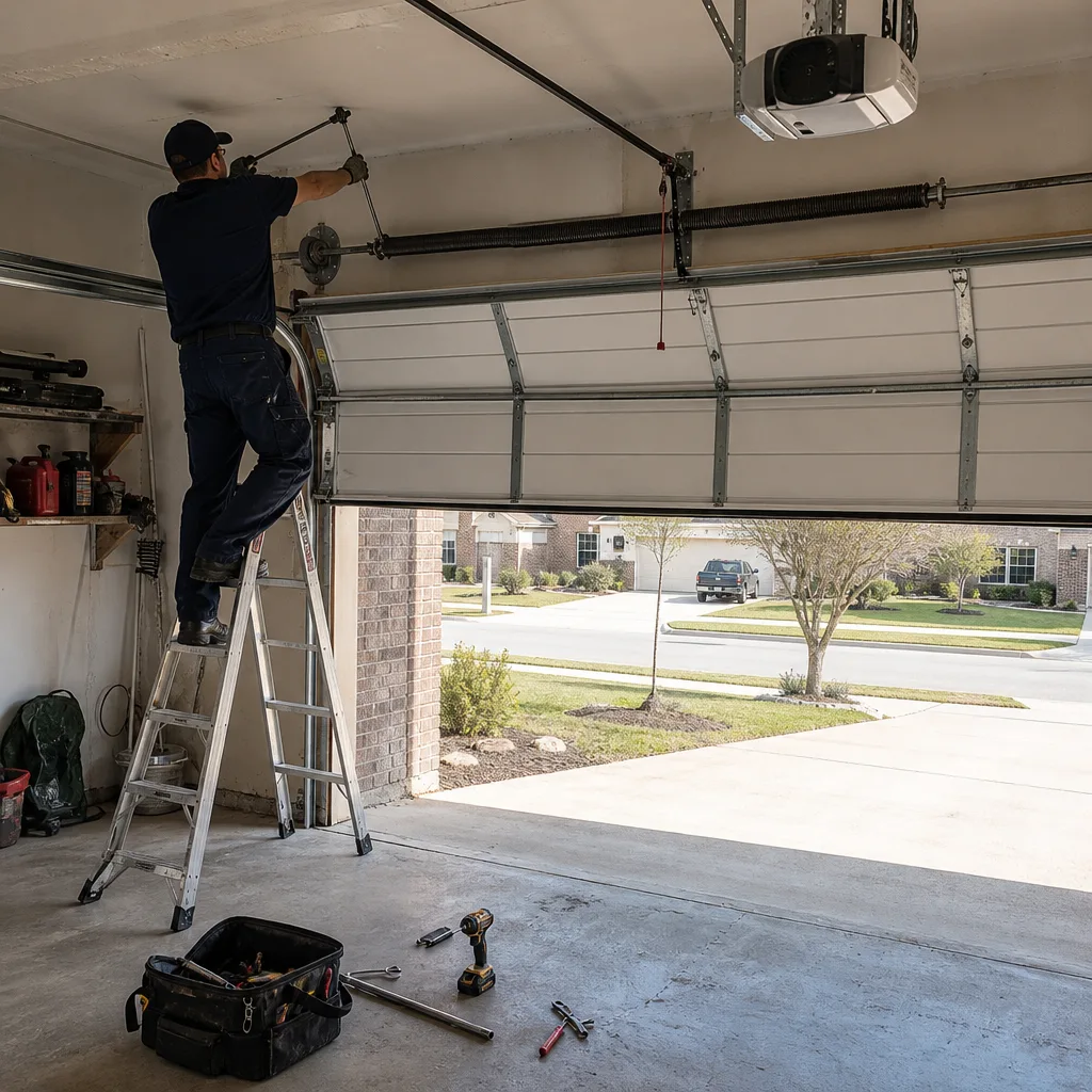Garage Door Repair in Rendon